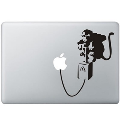 Banksy Affe MacBook Aufkleber